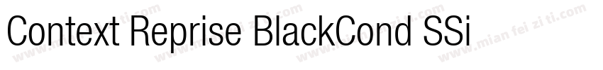 Context Reprise BlackCond SSi Black字体转换